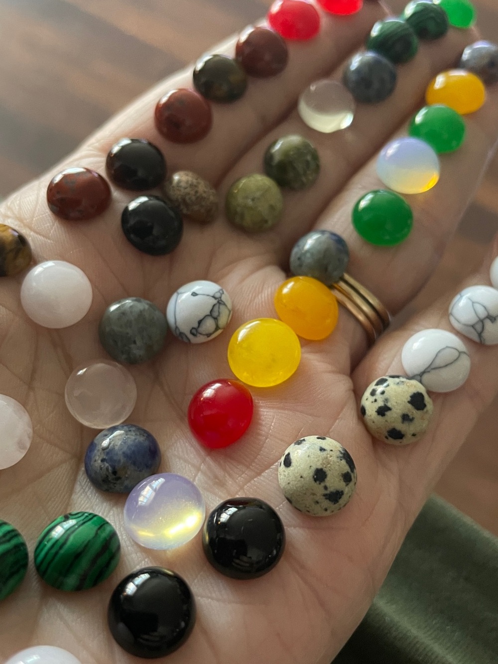 Pick Your Stone And I’ll Make You An Adjustable Copper Ring